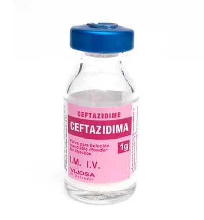 CEFTAZIDIMA 1G IV