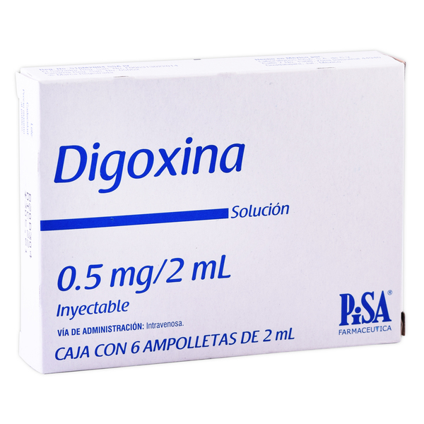 DIGOXINA 0.5MG AMPOLLA