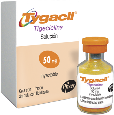 TYGACIL 50MG INY FRASCO